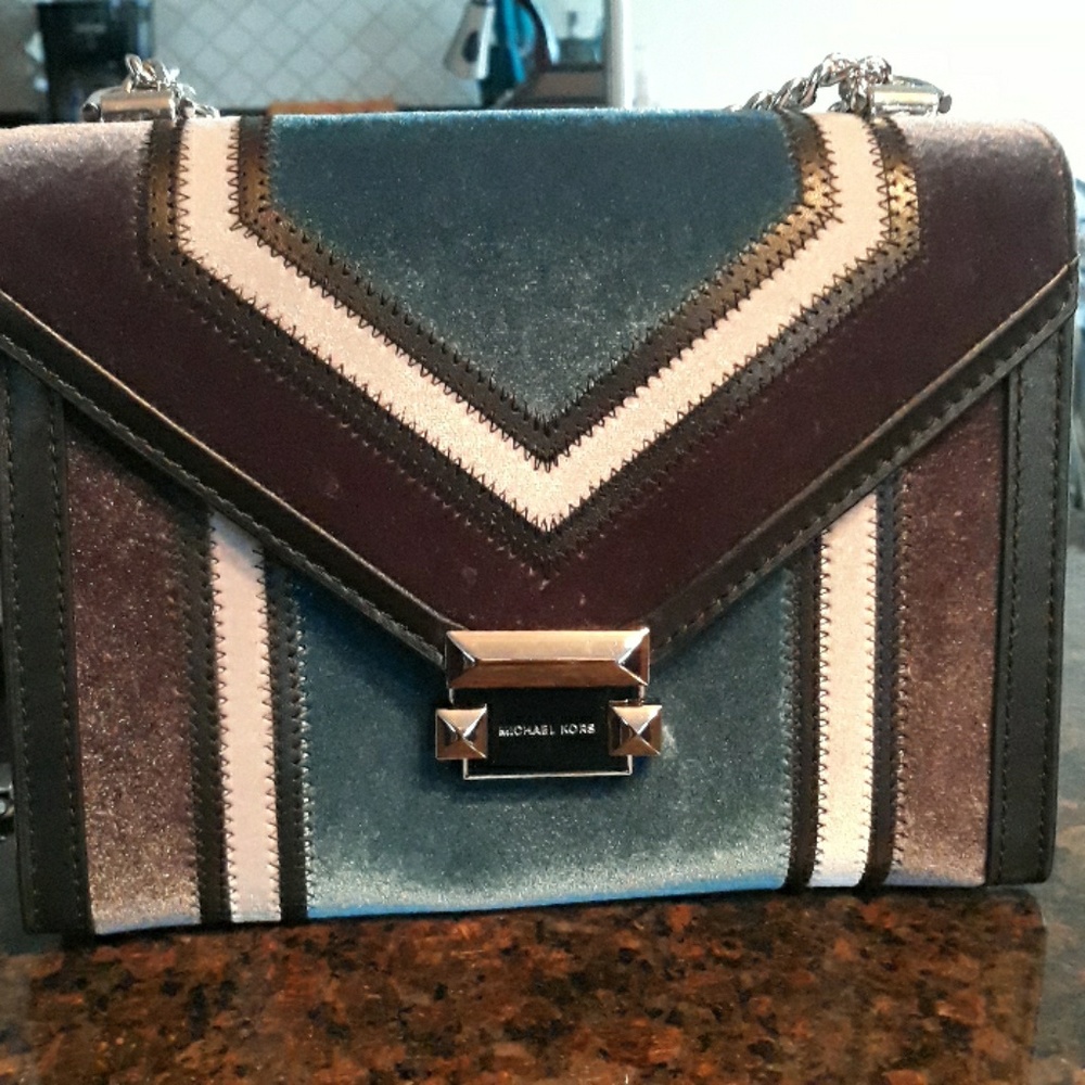 Michael Kors  Unique velvet evening bag